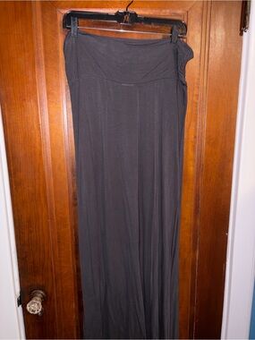 Merona Charcoal Gray Maxi Skirt